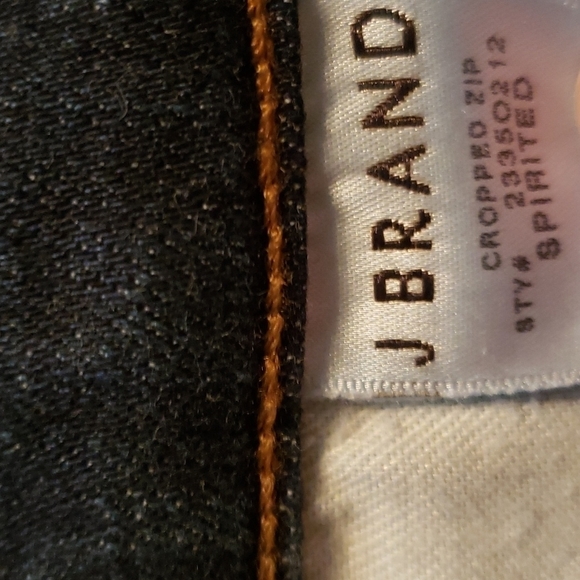 𝅺J Brand Super Skinny Ankle Zip Jeans Size 25 - Picture 12 of 12